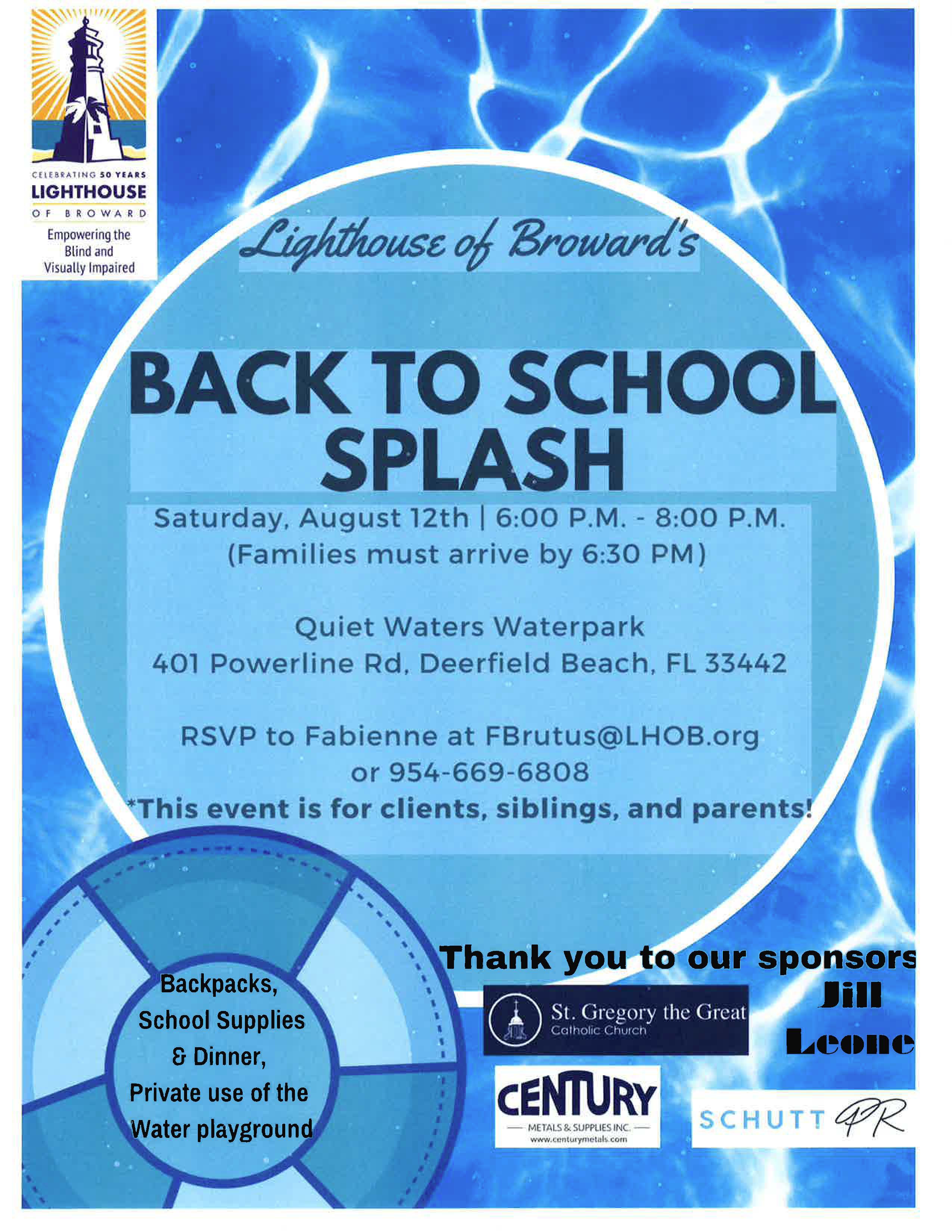 Back to school splash logo