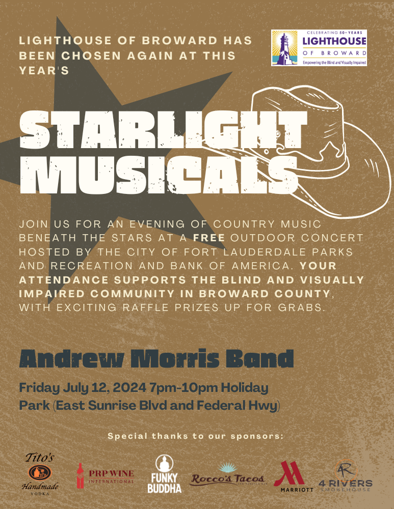 Event flyer Starlight Musical 