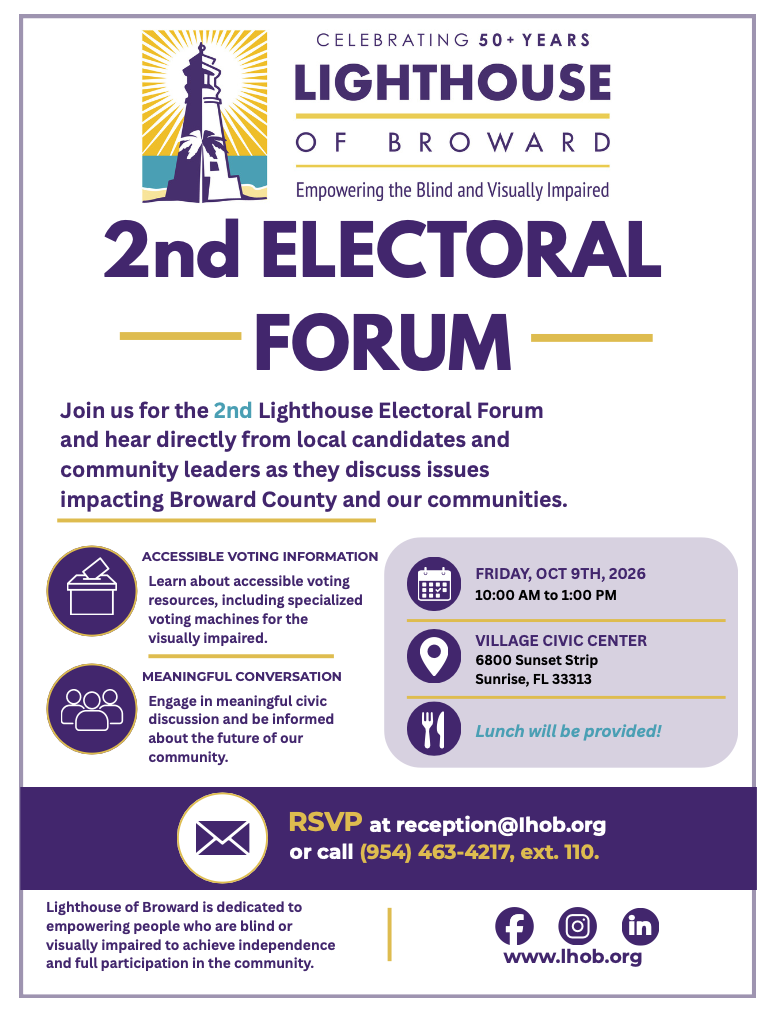 Flier electoral forum