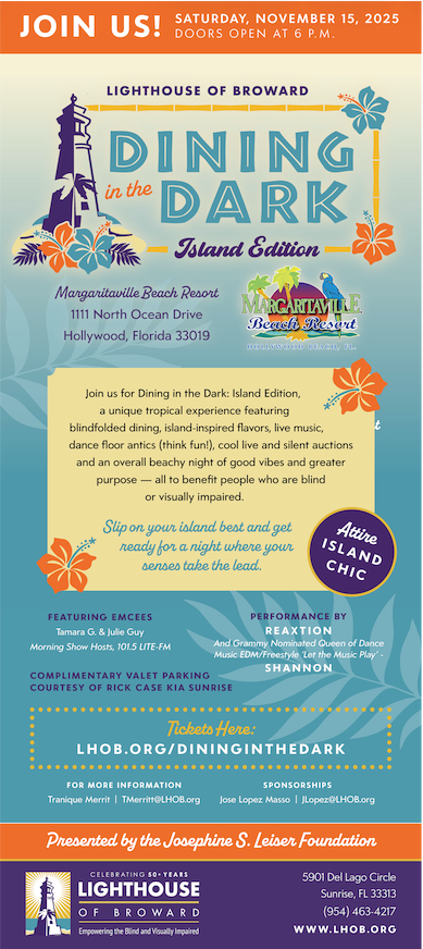 Join us for Dining in the Dark: Island Edition