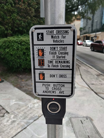 Audible Pedestrian Signal